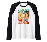Mese del Patrimonio Ispanico La Cultura è Potere Maglia con Maniche Raglan