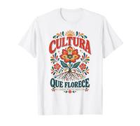Mese del Patrimonio ispanico Latino Pride Cultura Que Florece Maglietta