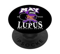 Mese della consapevolezza del lupus 2026 A maggio indossiamo il viola PopSockets PopGrip Adesivo