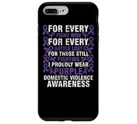 Mese Della Consapevolezza Della Violenza Domestica Regalo Custodia per iPhone 7 Plus/8 Plus