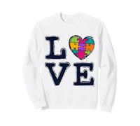 Mese della Giornata della Consapevolezza dell'Autismo Amore Felpa