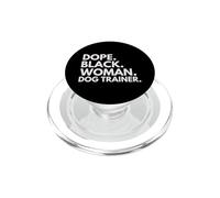 Mese della storia dei neri potenziato da Dope Black Dog Trainer PopSockets PopGrip per MagSafe
