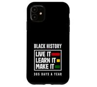 Mese della storia nera dal vivo Impara a farlo Custodia per iPhone 11