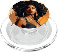 Mese della storia nera delle donne melanina PopSockets PopGrip per MagSafe