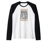 Mese della Storia Nera Giovani talenti della Storia Nera e talenti della Storia Nera Maglia con Maniche Raglan