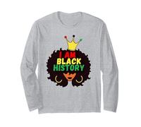 Mese della storia nera Melanina Uomini Donne Adulti Bambini Bambini Bambini Maglia a Manica