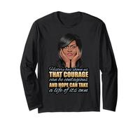 Mese della Storia Nera Michelle Obama President's Day Women Maglia a Manica