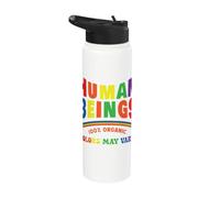 Mese dell'Orgoglio, Esseri umani, 100% biologico, Diritti Stainless Steel Insulated Water Bottle