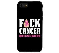 Mese di sensibilizzazione di ottobre con nastro rosa per il cancro al seno divertente Custodia per iPhone SE (2020) / 7/8