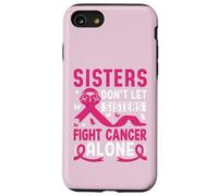 Mese di sensibilizzazione di ottobre con nastro rosa per il cancro al seno sorella Custodia per iPhone SE (2020) / 7/8