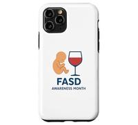 Mese di sensibilizzazione sui disturbi dello spettro alcolico fetale (FASD) Custodia per iPhone 11 Pro