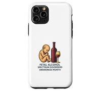 Mese di sensibilizzazione sui disturbi dello spettro alcolico fetale (FASD) Custodia per iPhone 11 Pro