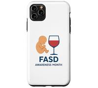 Mese di sensibilizzazione sui disturbi dello spettro alcolico fetale (FASD) Custodia per iPhone 11 Pro Max