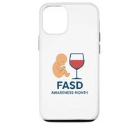 Mese di sensibilizzazione sui disturbi dello spettro alcolico fetale (FASD) Custodia per iPhone 12/12 Pro