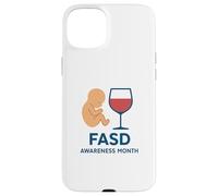 Mese di sensibilizzazione sui disturbi dello spettro alcolico fetale (FASD) Custodia per iPhone 15 Plus