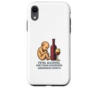 Mese di sensibilizzazione sui disturbi dello spettro alcolico fetale (FASD) Custodia per iPhone XR
