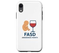 Mese di sensibilizzazione sui disturbi dello spettro alcolico fetale (FASD) Custodia per iPhone XR