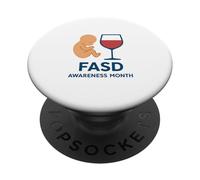 Mese di sensibilizzazione sui disturbi dello spettro alcolico fetale (FASD) PopSockets PopGrip Adesivo