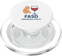 Mese di sensibilizzazione sui disturbi dello spettro alcolico fetale (FASD) PopSockets PopGrip per MagSafe