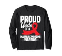Mese di sensibilizzazione sulla sindrome di Marfan Orgoglioso della sindrome dello zio Marfan Maglia a Manica