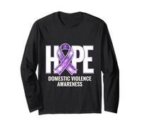 Mese di sensibilizzazione sulla violenza Domestica, Nastro Viola, Speranza Maglia a Manica