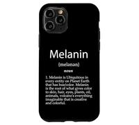 Mese educativo dell'orgoglio della storia nera della definizione di melanina Custodia per iPhone 11 Pro