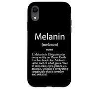 Mese educativo dell'orgoglio della storia nera della definizione di melanina Custodia per iPhone XR