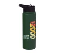 Mese Giugno 2000 Anno 2000 Retro 2000 Vintage 2000 Dal 2000 Stainless Steel Insulated Water Bottle