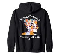 Mese Nazionale della Storia delle Donne Che celebra Le Voci Felpa con Cappuccio
