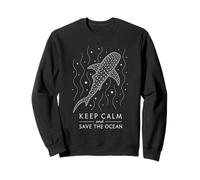 Mese Nazionale dell'Oceano Keep Calm And Save The Ocean Felpa