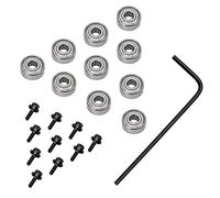 Mesee 10 pezzi di ricambio per fresatrici e frese, diametro interno 3/16'', diametro totale 1/2''