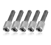 Mesee 5 adattatori SDS-Plus per mandrino per trapano SDS PLUS a 1/4" Hex Socket Adapter Converter 1/4" Hex Shank Cacciavite Supporto per punte per trapano elettrico a percussione