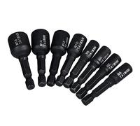 Mesee 8 pezzi M4-M16 adattatore per maschi filettati, attacco esagonale da 1/4 pollici, filettatura a macchina, driver, maschio, dado adattatore per trapano