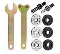 Mesee Kit convertitore trapano elettrico in smerigliatrice angolare, 6 mm e 10 mm biella di conversione trapano a mano con chiave, set adattatore mandrino per levigatura levigatura lucidatura