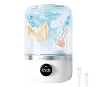 Mesen, mini lavatrice portatile ricaricabile, 4000 mAh, mini lavatrice senza fili, lavatrice per biancheria intima da 1 l, lavatrice compatta pieghevole per vestiti per bambini, biancheria intima