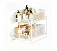 Mesh 2-Tier Pull-Out Under-Sink Organizer for Kitchen and Bathroom | Wavensylvo carbon steel mesh structure,slide-out pull-out basket design, strong load bearing,maximizes space