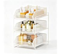 Mesh 2-Tier Pull-Out Under-Sink Organizer for Kitchen and Bathroom | Wavensylvo carbon steel mesh structure,slide-out pull-out basket design, strong load bearing,maximizes space