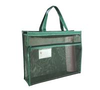 Mesh Art Supply Bag - Disegno, Art Storage Case | Busta trasparente con manico e chiusura lampo per rotolo poster, opuscolo illustrazione, kit di vernice per la scuola, imbottitura ad