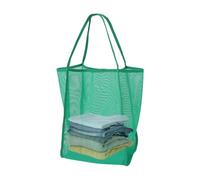 Mesh Beach Bag - Grande borsa estiva per viaggi e vacanze | Borsa trasparente traspirante per campeggio, pic-nic, parco acquatico, piscina, viaggi sul lago | Organizzatore di mano a spalla all'aperto