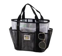 Mesh Beach Bag - Large Lightweight Tote, Multi-Functional Carry Bag, Breathable Durable Design | Portable For School, Travel, Picnic, Family Outings, Gym, Vacation, Holiday, Pool, Outdoor Activities
