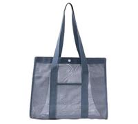Mesh Beach Bag, Large Reusable Tote, Lightweight Sand Design, 21.65x6.3x12.6 Inches, Breathable Storage Organizer, for Vacation, Cruise, Camping, Lake, Outdoor, Boat, Family