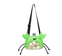 Mesh Beach Toy Bag Crab Shape Shell Raccolta Pouch | Borsa per giocattoli da piscina con cinghie regolabili per picnic all'aperto, campeggio, viaggi, vacanze, piscina al lago