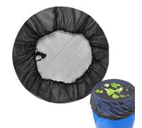 MESH COVER - Rete artistica di trazione regolabile per di stoccaggio 'acqua | Schermo per raccolta pioggia per serbatoio esterno, blocco di detriti e lame, coperchio a rete fine per