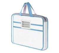 Mesh File Bag - Zipper Pouch with Handle for Students Travel Office | Lightweight Organizer Bag, Durable Mesh Storage for Exams Work Home School Classroom Teacher Supplies