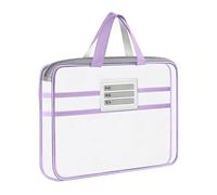 Mesh File Bag, Zipper Pouch with Handle, Strong Portable Document Holder, Spacious Storage Organizer, Waterproof Office School Supply, Students Teachers Travel Work Home Classroom Daily Use