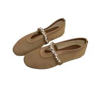 Mesh Flat Ballet Shoes Women Toe Fashion Single Shoes(39EU)