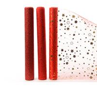Mesh Gift-Wrap Roll - Red
