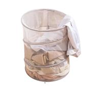Mesh Laundry Basket, Space Saving Foldable Laundry Storage Bag, Portable Clothes Hamper For Bathroom Bedroom Dorm College Home Closet Outdoor Camping Use Lightweight Organizer Laundry's Solution