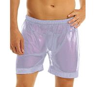 Mesh Mens String Bale Uomini Gay Biancheria intima Comode Strings Maschili Traspirante Microfibra Mutande erotiche Alta libertà di movimento per lo sport 2025, bianco, 3XL