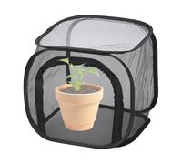 Mesh Plant Cover, Pop Out Plant Protector with Light Penetration Netting, 11.81x11.81 inches Foldable Garden Cage for Vegetables, Fruits, Greenhouse, Balcony, Windowsill and Orchards